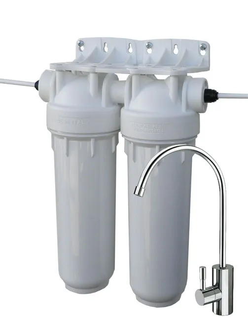 Dvojni vodni filter HF-M Pb Ster-O-Tap 0,15 mcr, podpultni, komplet s pipo